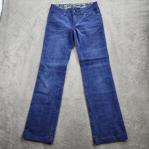 Prana Canyon Cord Pants Women's Size 2 Classic 5-Pocket Jean Styling Straight